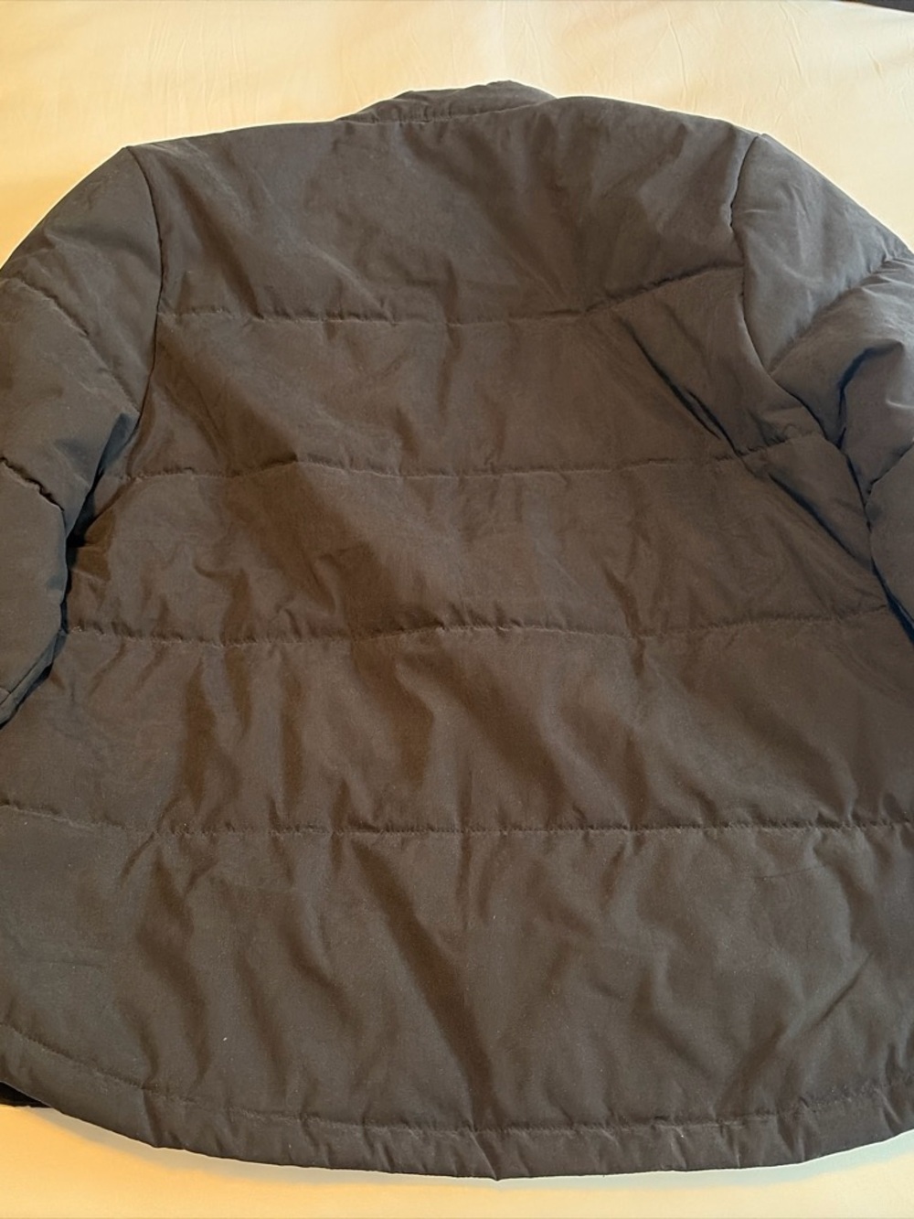 Abercrombie & Fitch Men's Black Quilted Puffer Coat - Picture 3 of 3